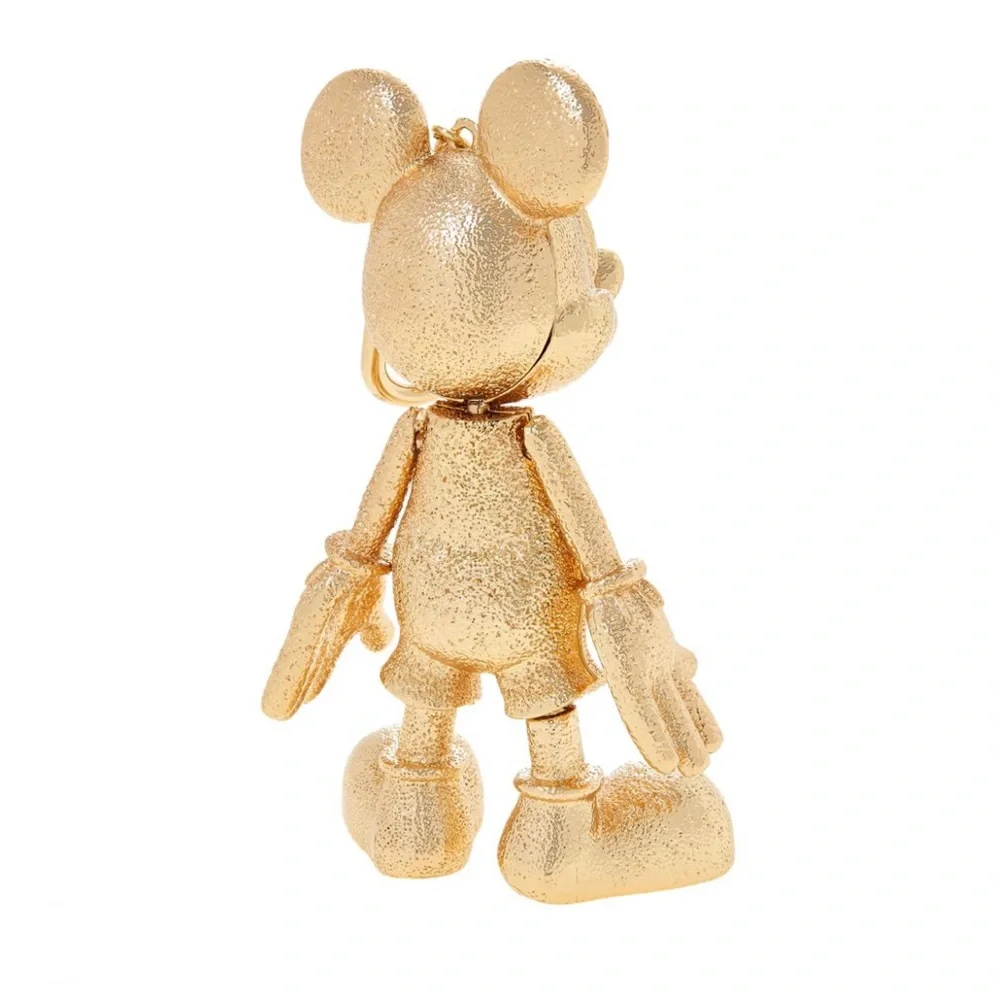 $68 Disney x BaubleBar Mickey Mouse Disney Bag Charm: Goldtone - Picture 2 of 8